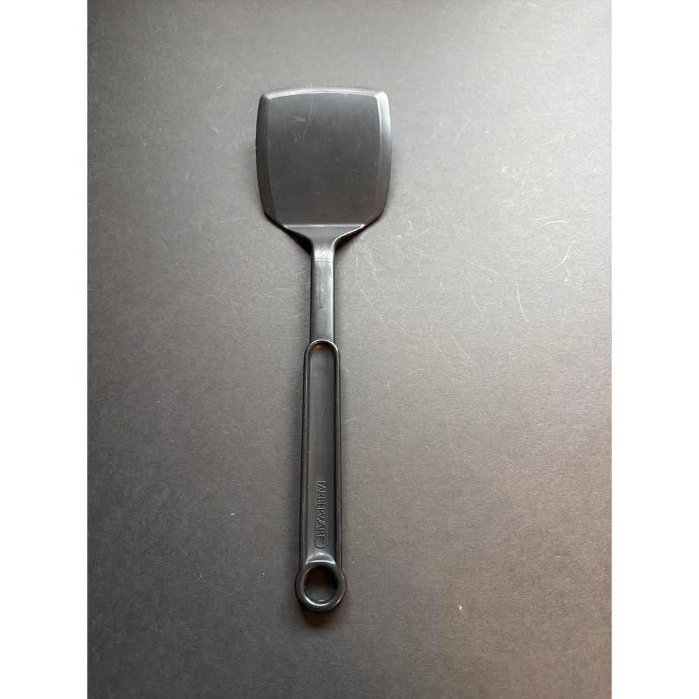 Farberware Black Nylon Spatula Turner Heat Resistant 400F Made in USA 12.5 Inch